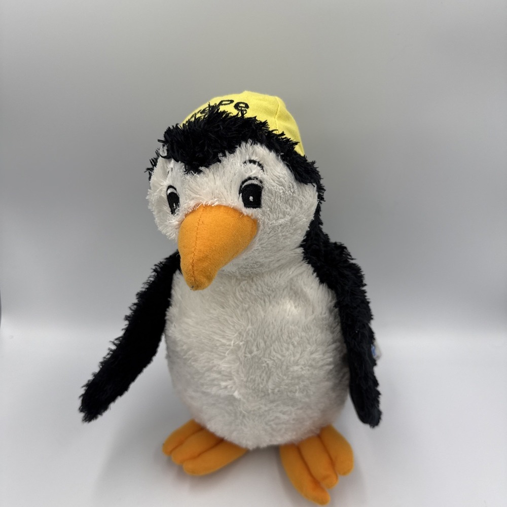 Advertising Kroger Mascot Pepe Penguin in Kroger Hat Plush Stuffed Animal